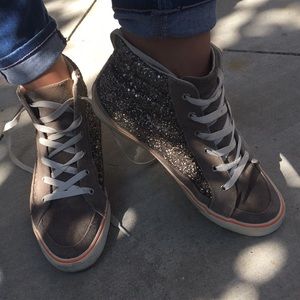 Suede ankle sneakers
